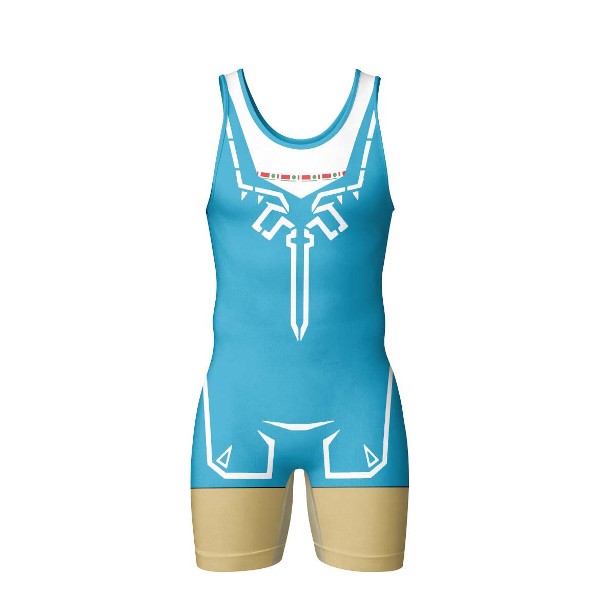  Link Champion's Tunic Cosplay Wrestling Singlet