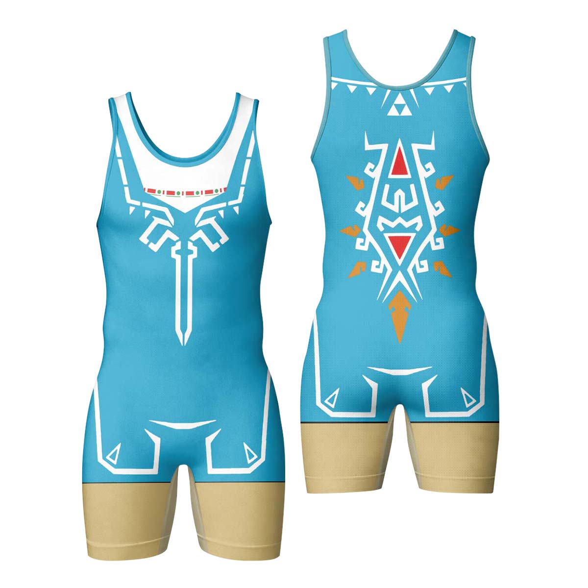  Link Champion's Tunic Cosplay Wrestling Singlet