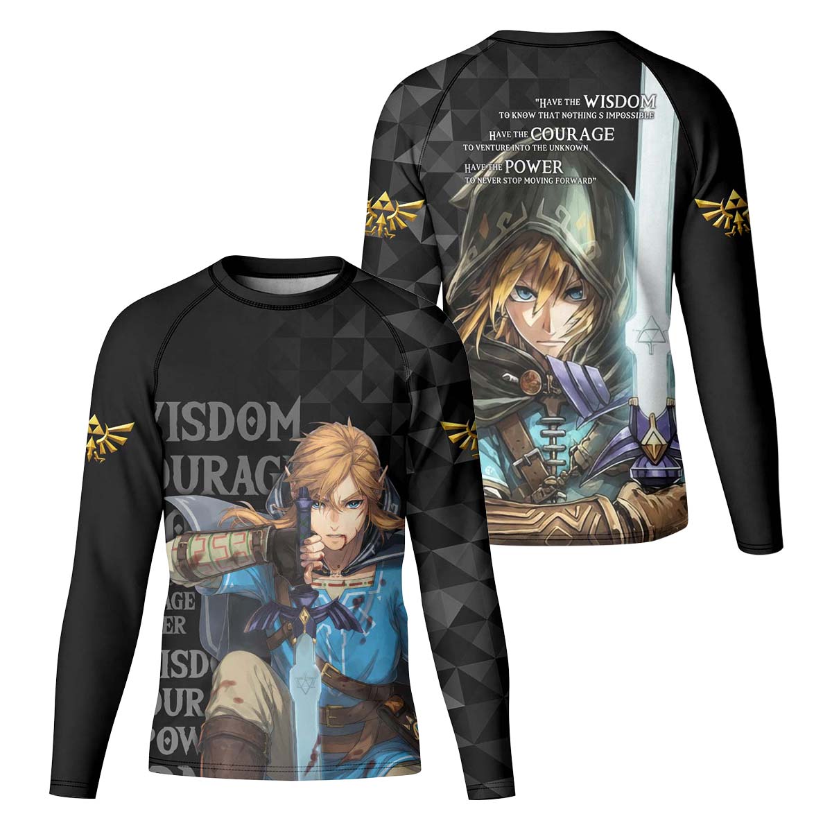 Link Hero of Hyrule Kid Rash Guard