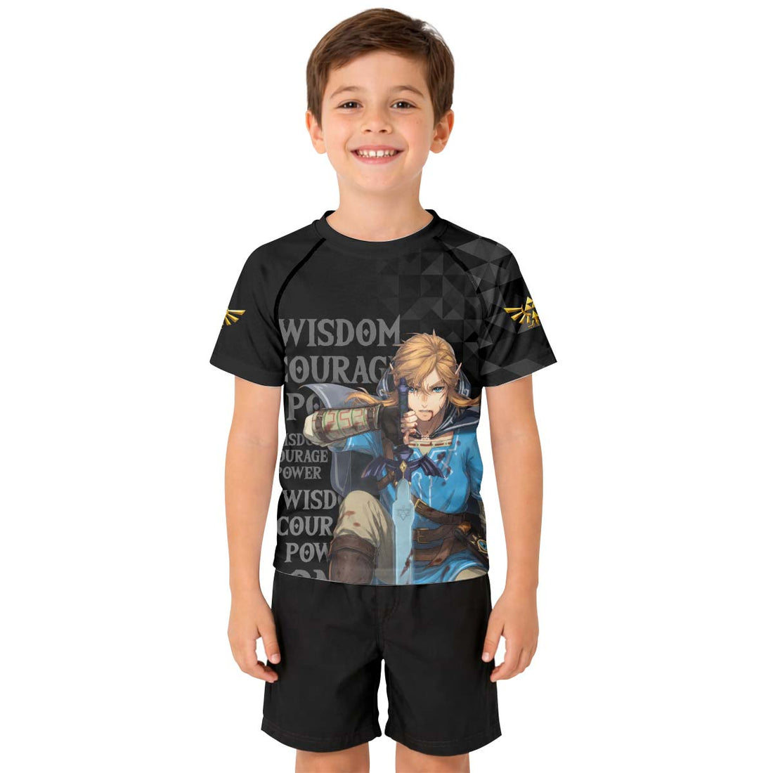  Link Hero of Hyrule Kid Rash Guard
