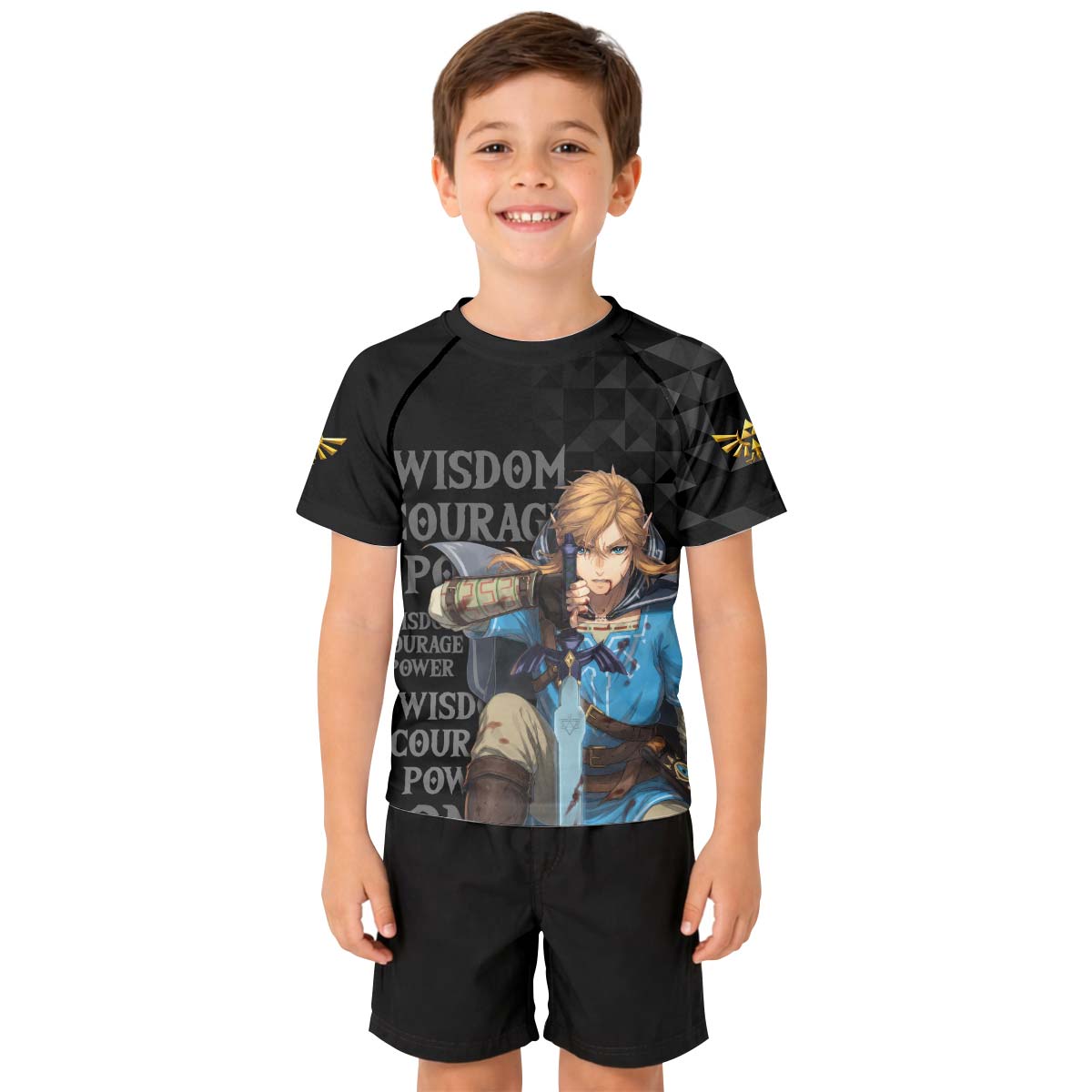  Link Hero of Hyrule Kid Rash Guard