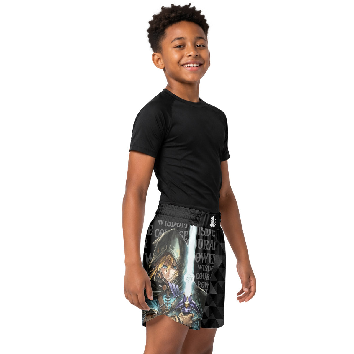 Link Hero of Hyrule Kids Grappling Shorts