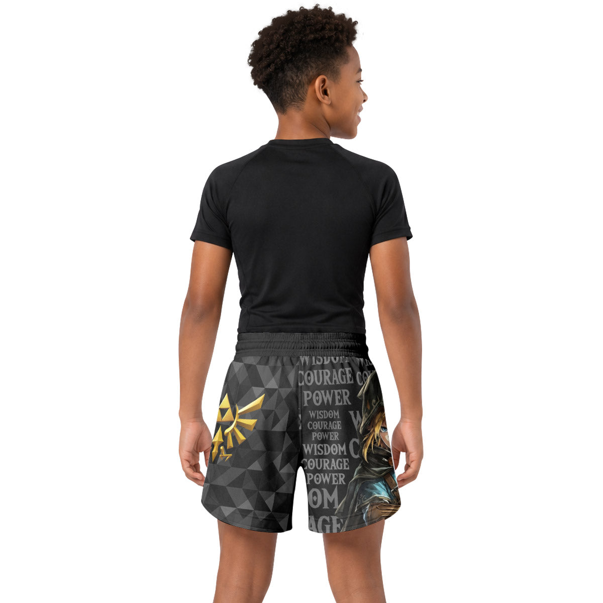 Link Hero of Hyrule Kids Grappling Shorts