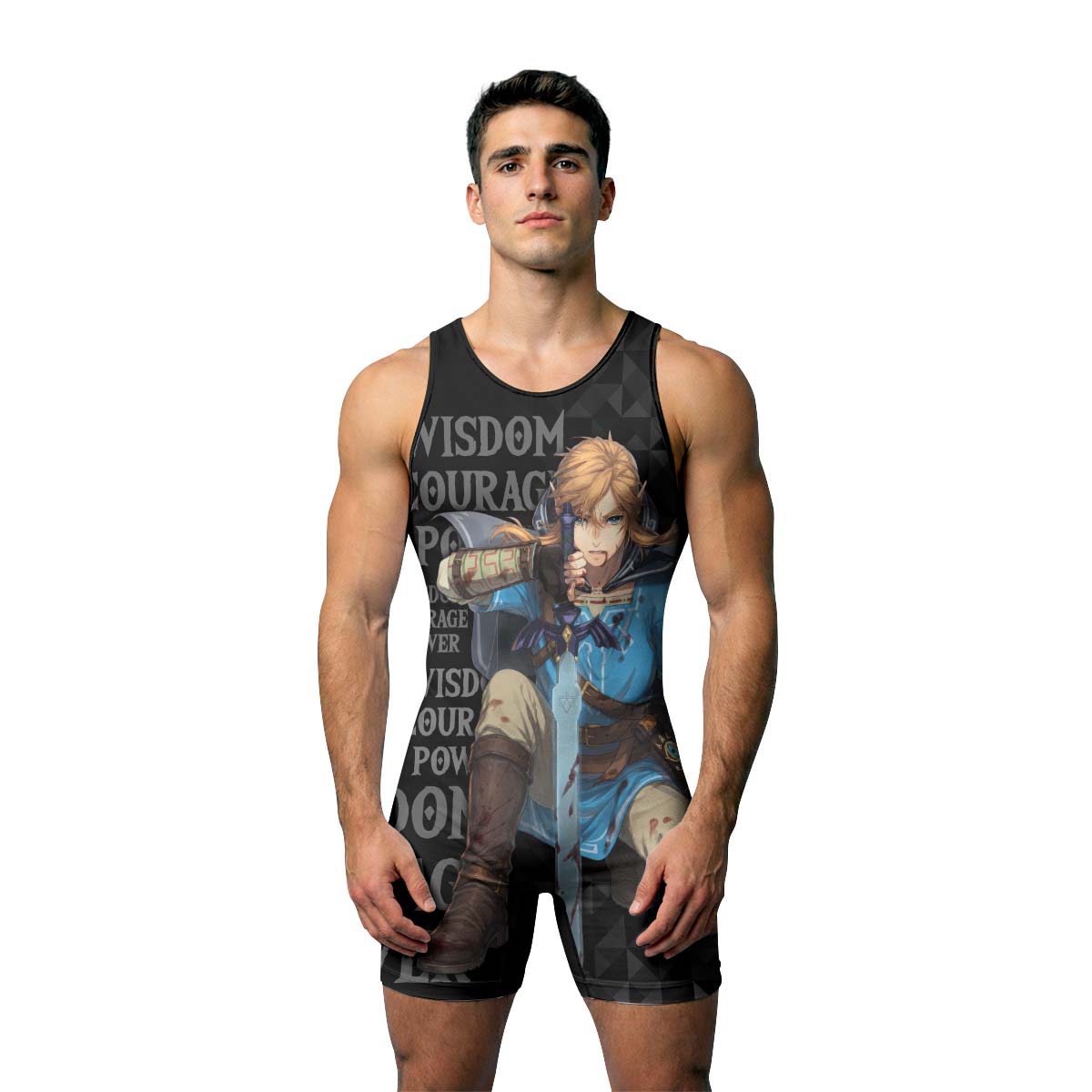  Link Hero of Hyrule Wrestling Singlet