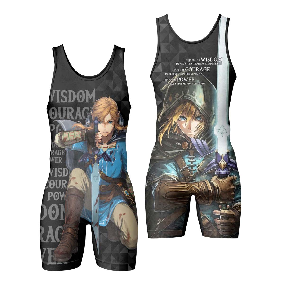  Link Hero of Hyrule Wrestling Singlet