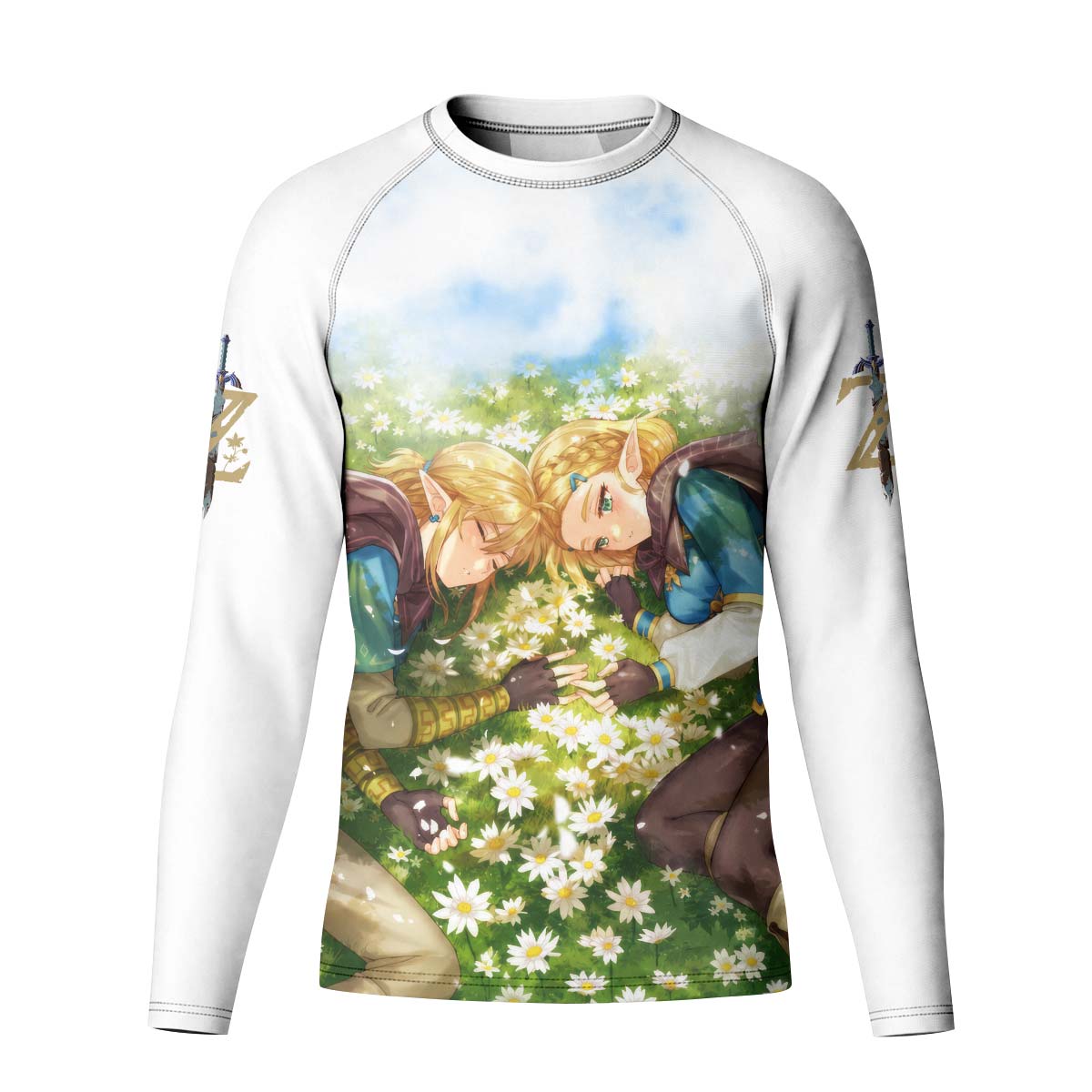 Link and Zelda Kid Rash Guard