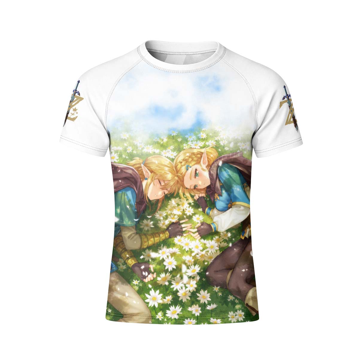  Link and Zelda Kid Rash Guard