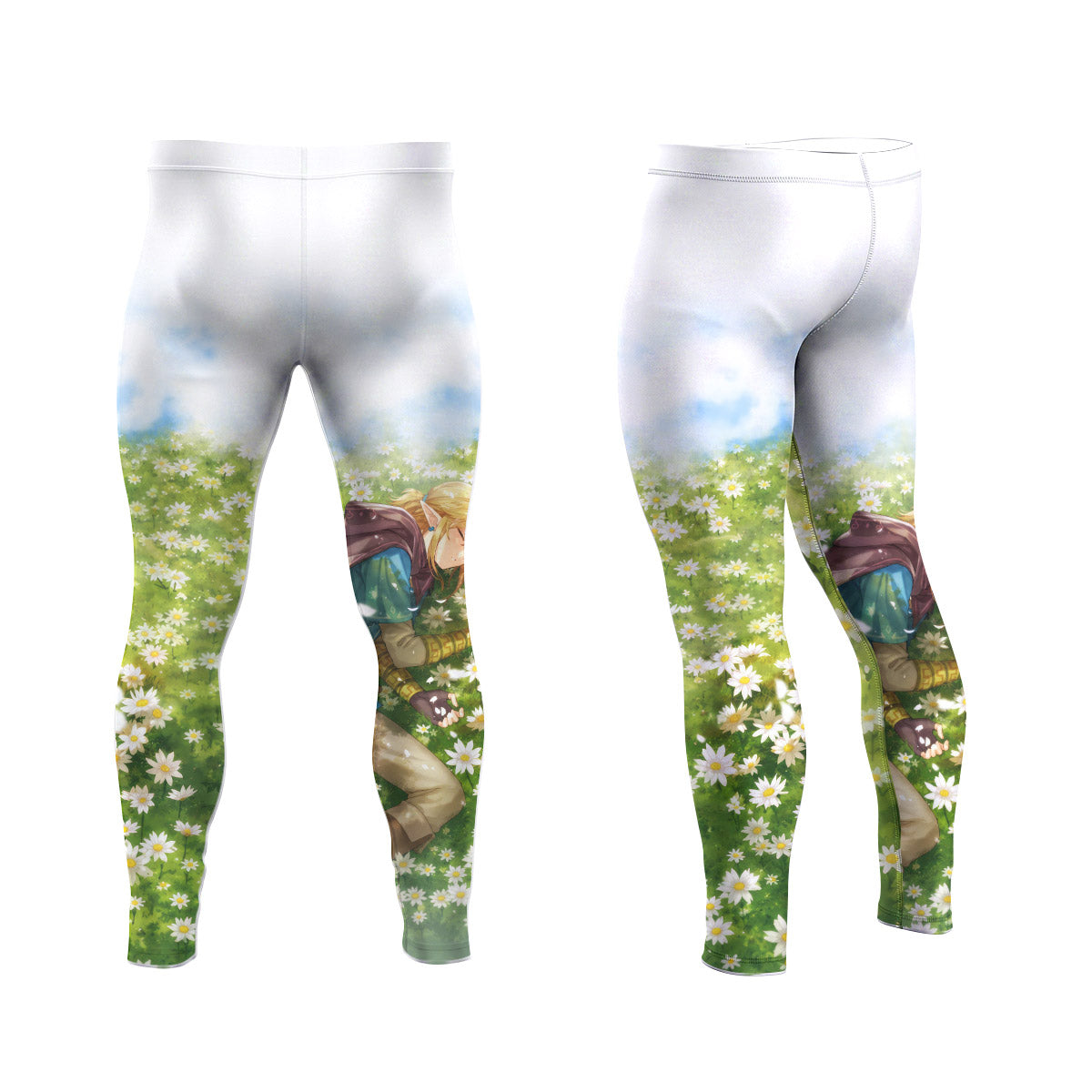  Link and Zelda Men's Compression Leggings