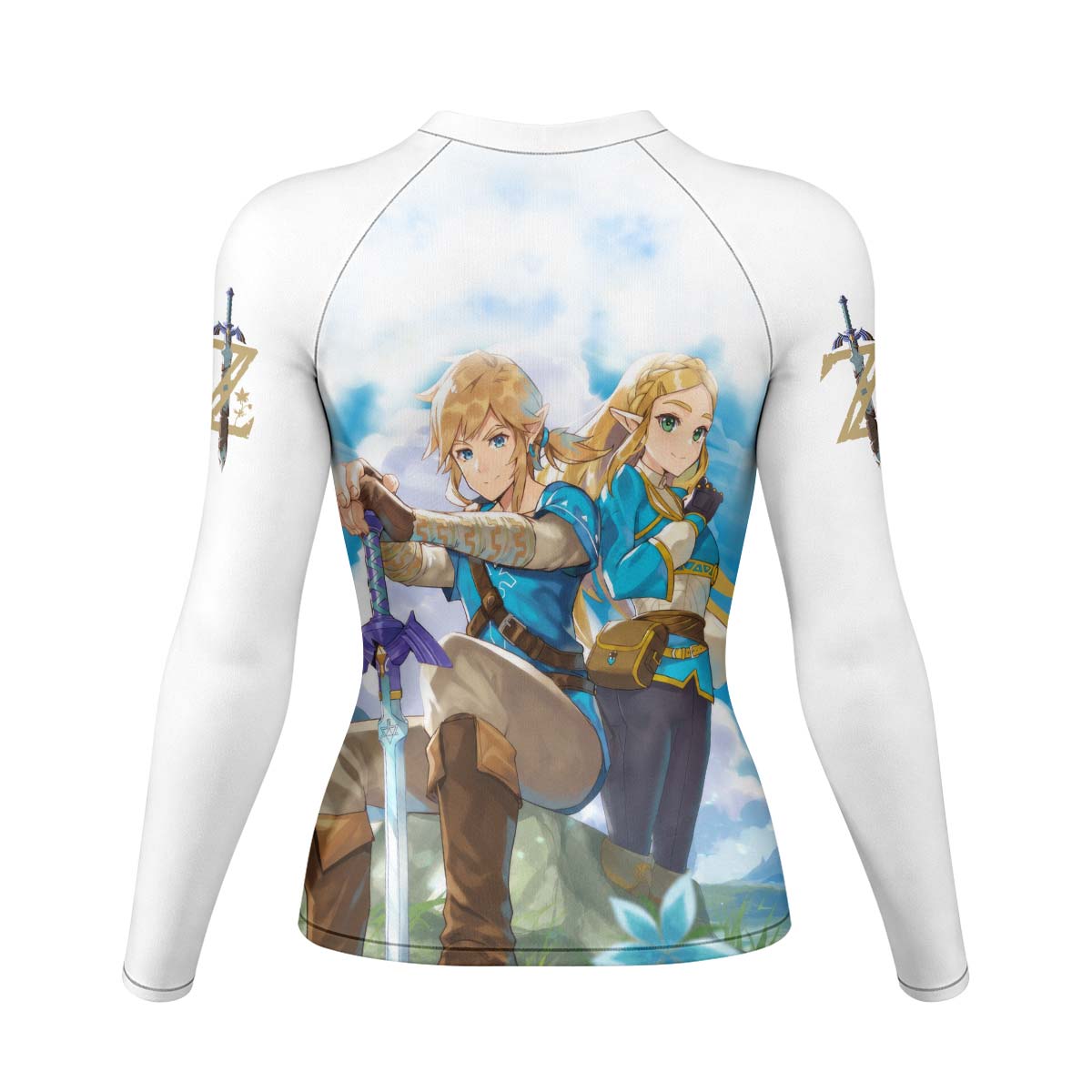  Link and Zelda Rash Guard