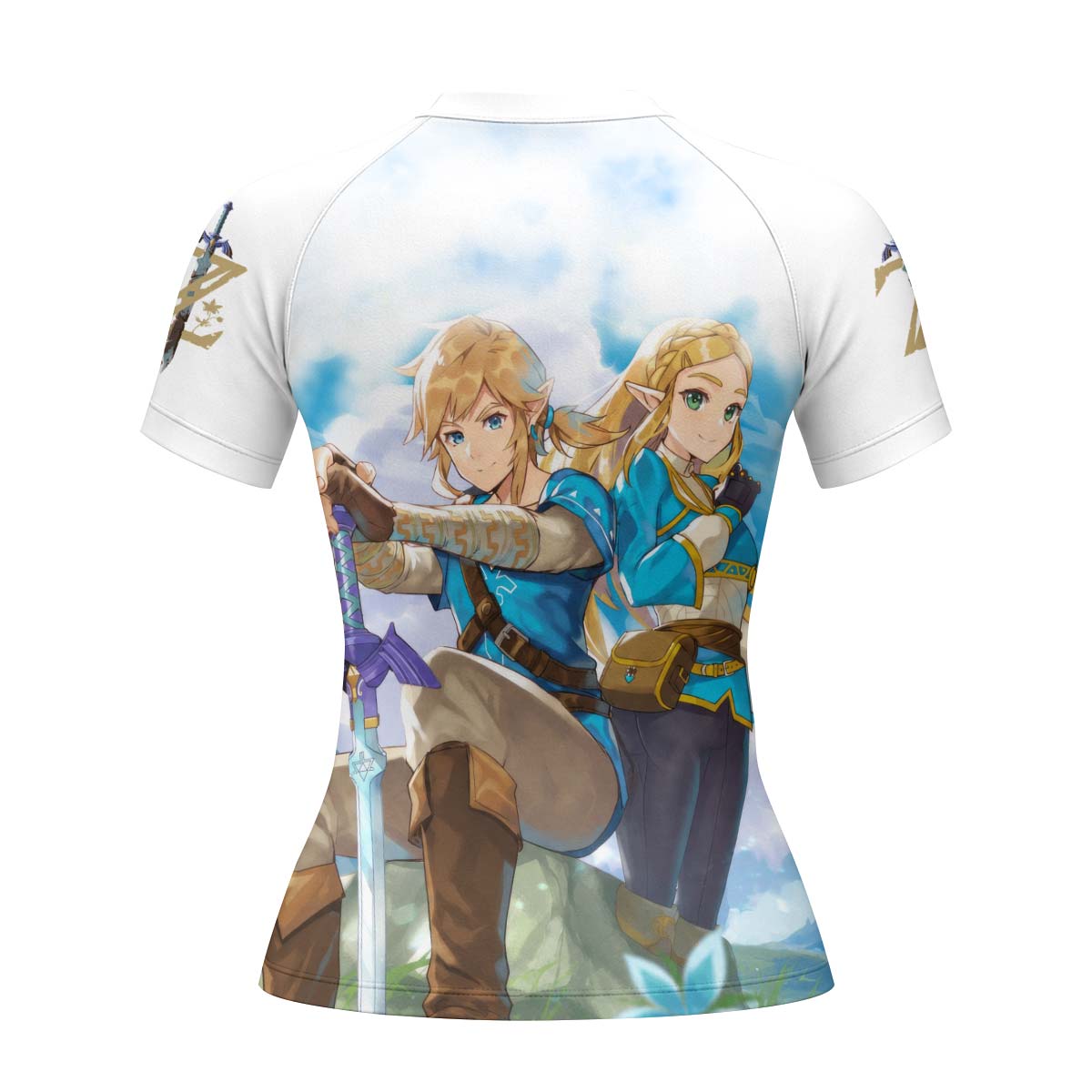  Link and Zelda Rash Guard