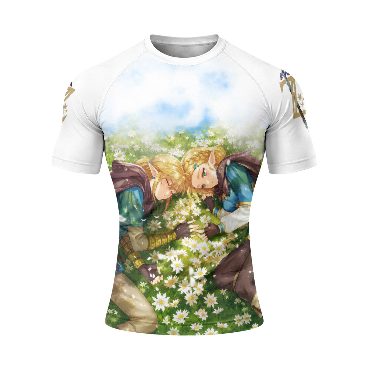  Link and Zelda Rash Guard