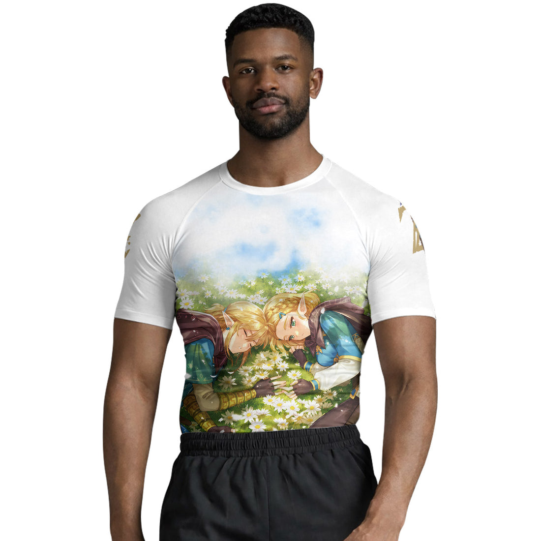  Link and Zelda Rash Guard