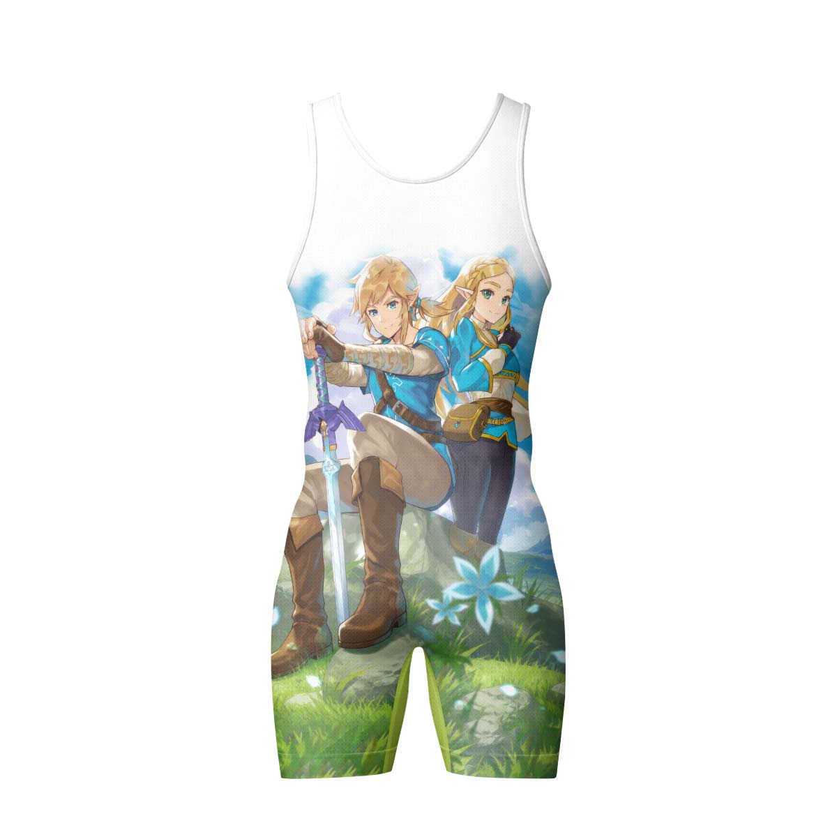  Link and Zelda Wrestling Singlet