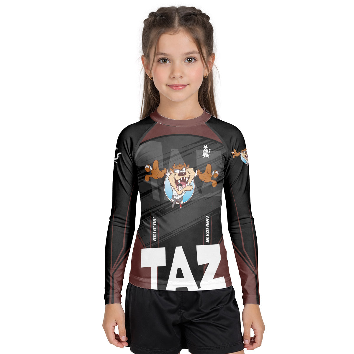 Looney Tunes Taz Mania Kid Rash Guard