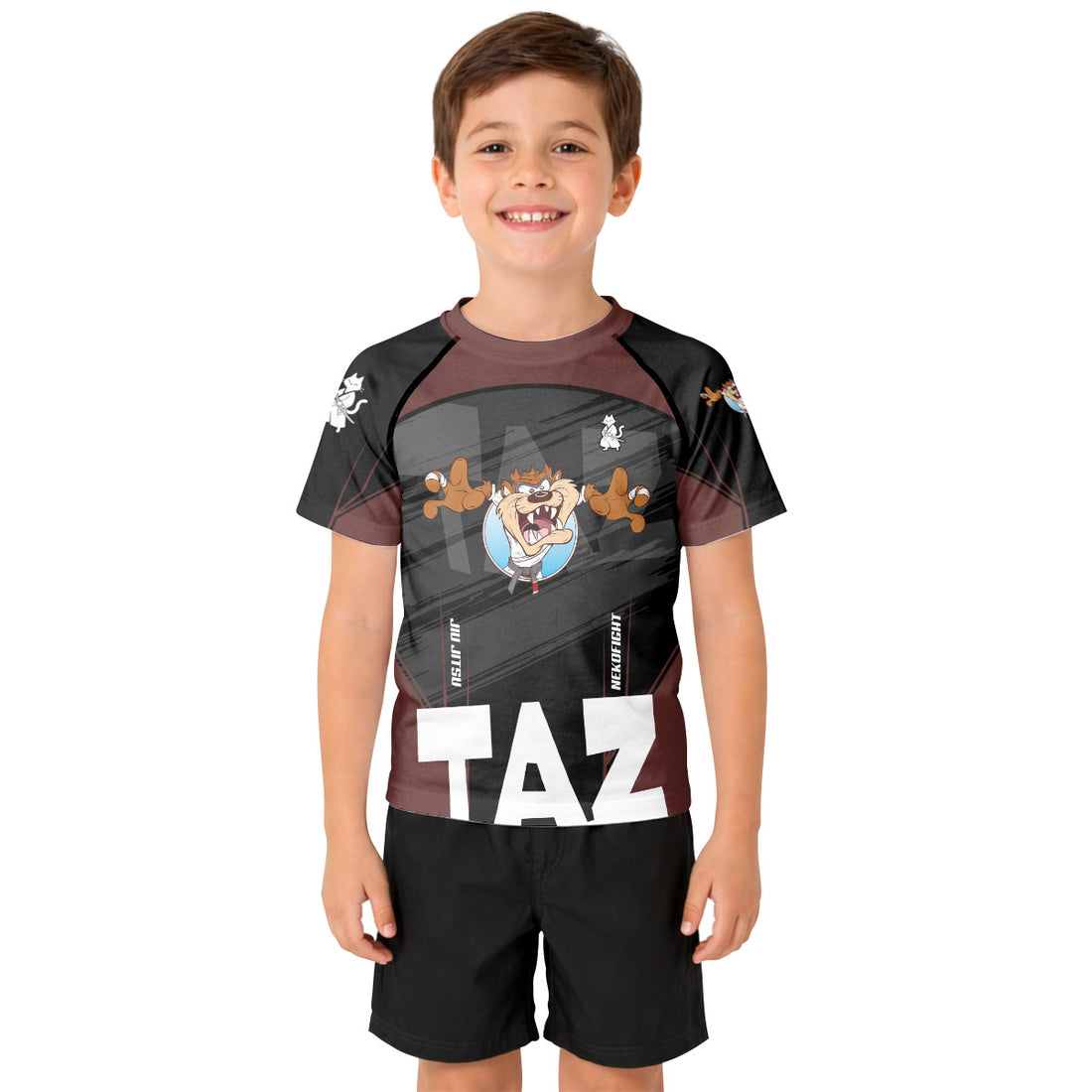 Looney Tunes Taz Mania Kid Rash Guard
