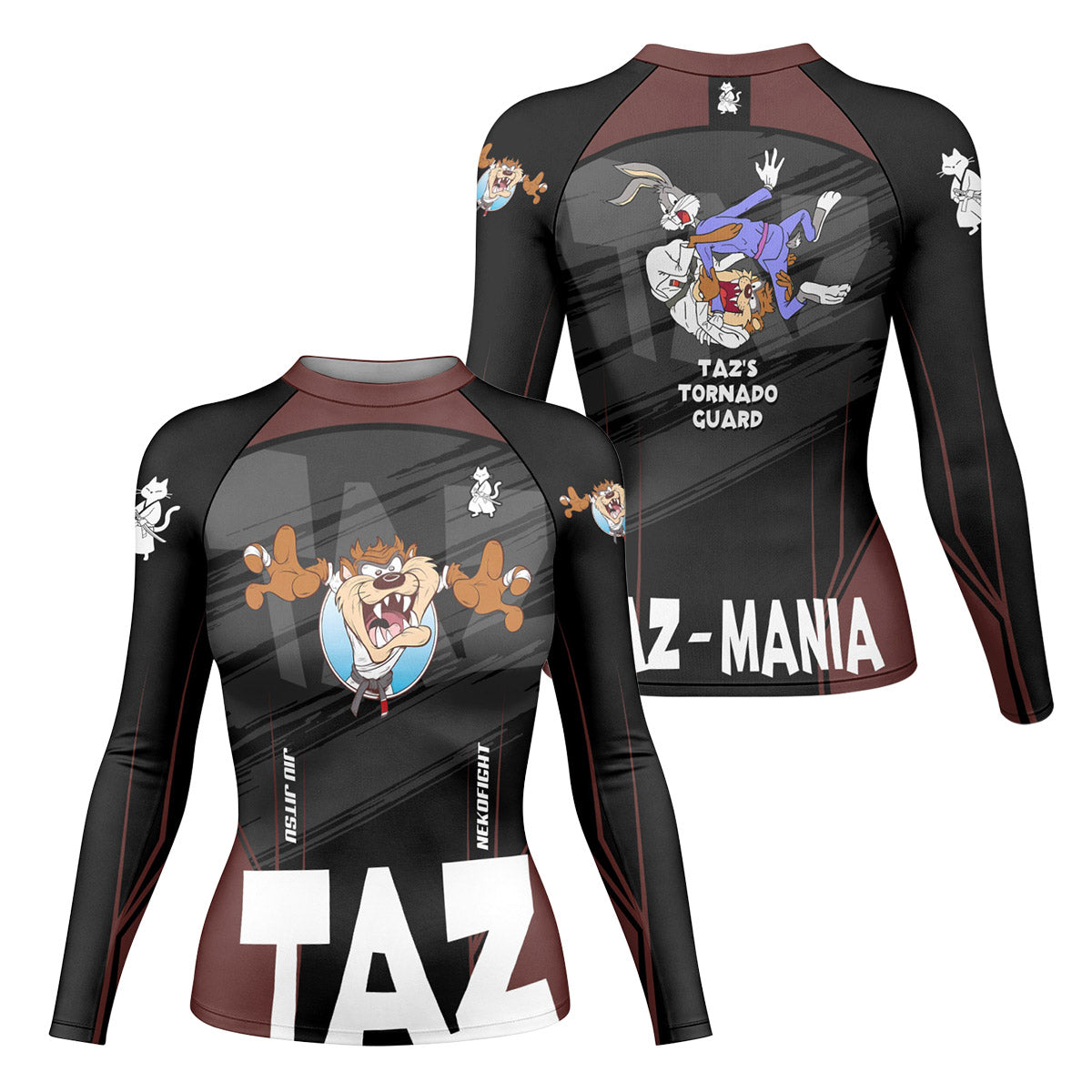 Looney Tunes Taz Mania Rash Guard