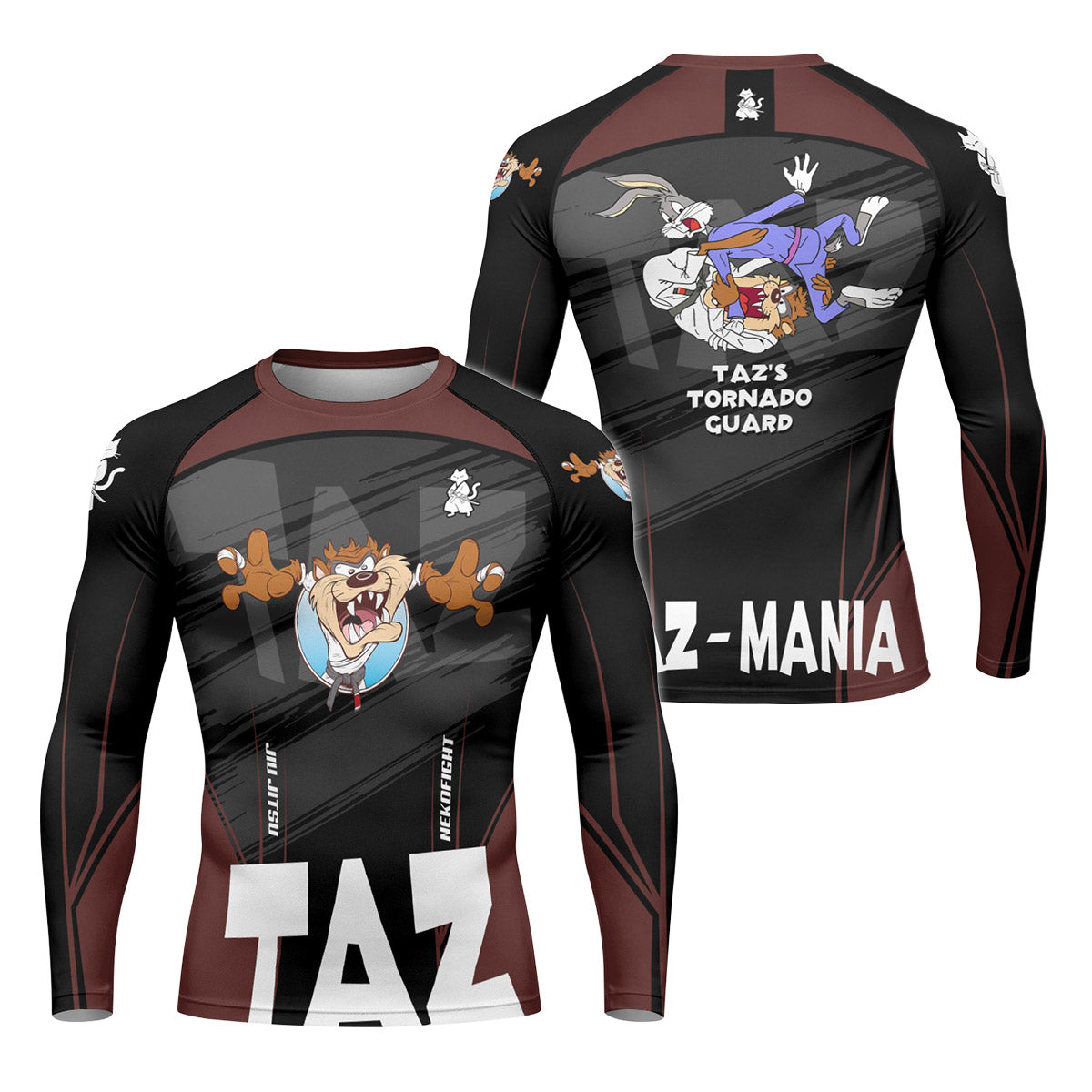 Looney Tunes Taz Mania Rash Guard