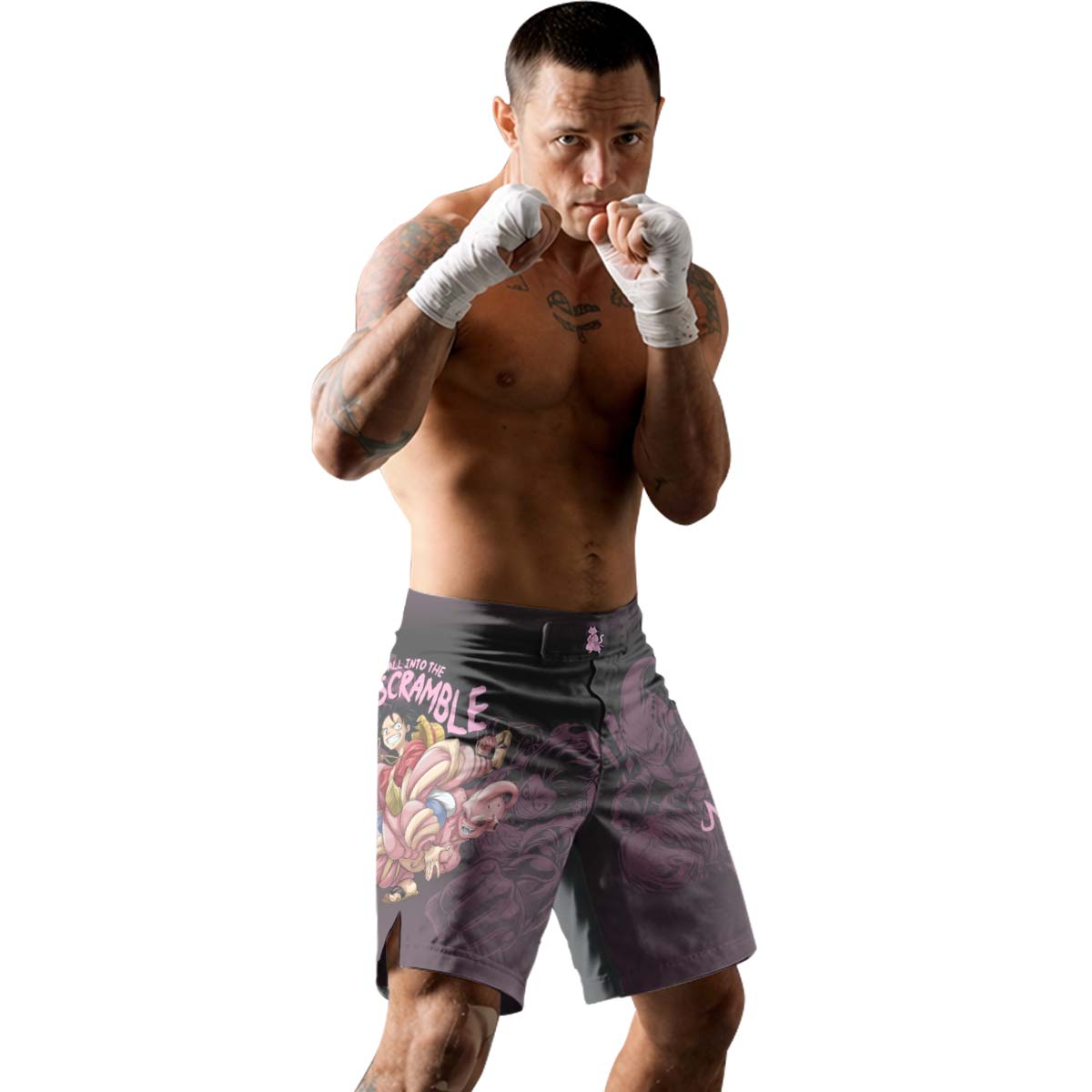  Luffy Versus Kid Buu Fight Shorts