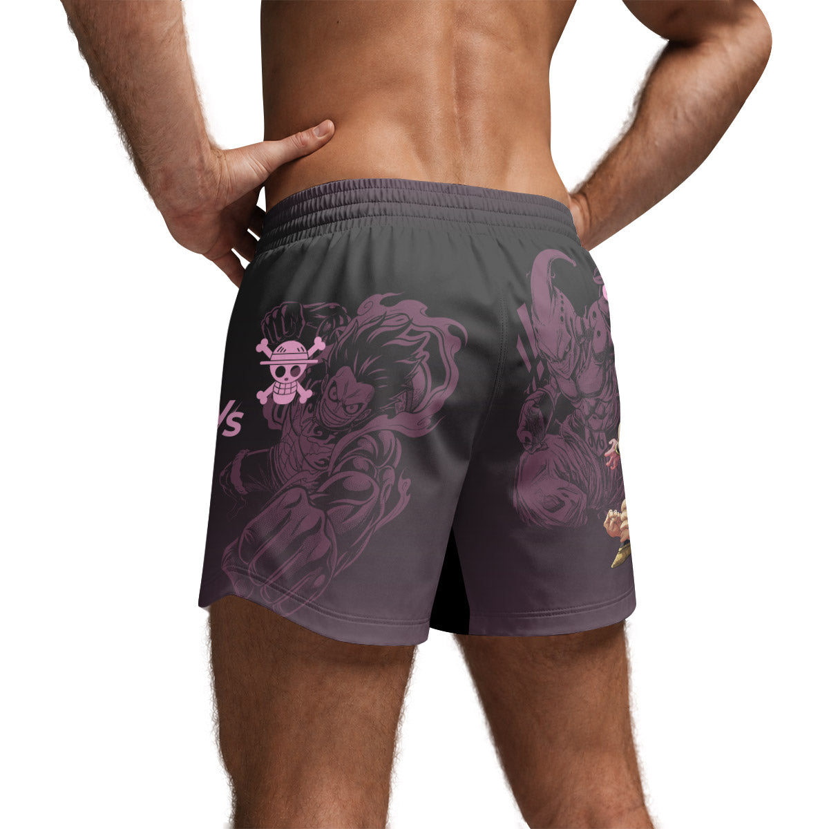  Luffy Versus Kid Buu Grappling Shorts