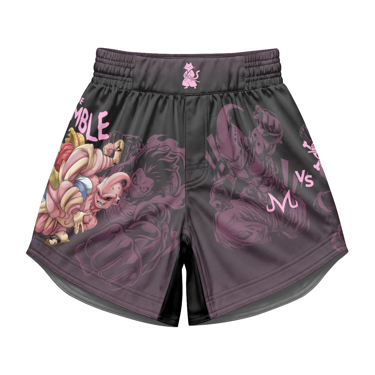 Luffy Versus Kid Buu Kids Grappling Shorts