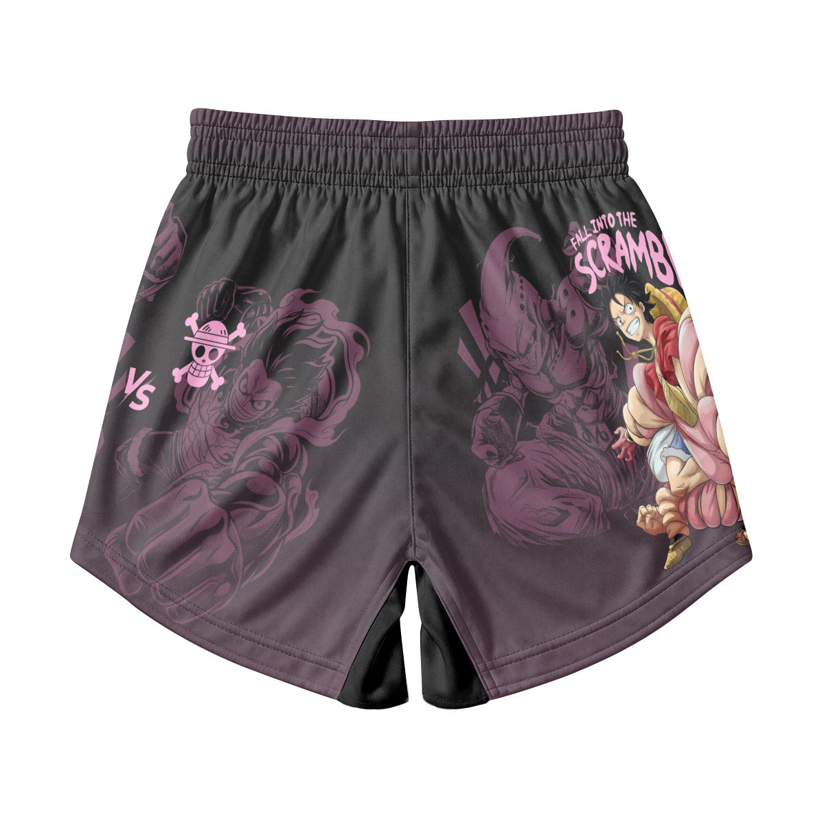 Luffy Versus Kid Buu Kids Grappling Shorts