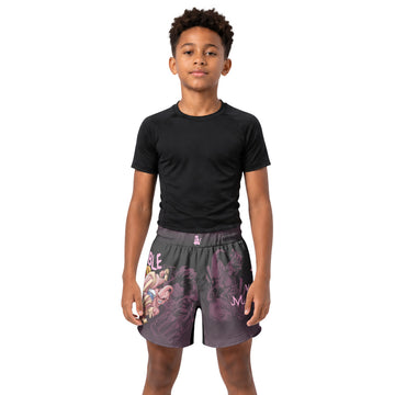 Luffy Versus Kid Buu Kids Grappling Shorts