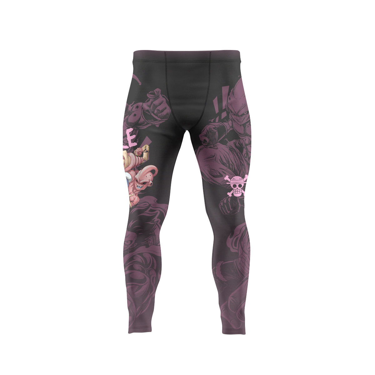  Luffy Versus Kid Buu Men's Compression Leggings