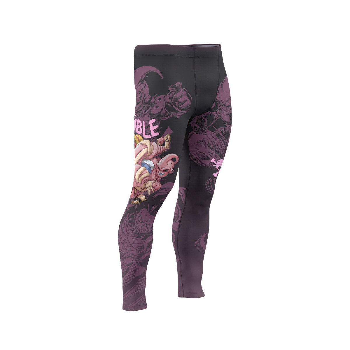  Luffy Versus Kid Buu Men's Compression Leggings