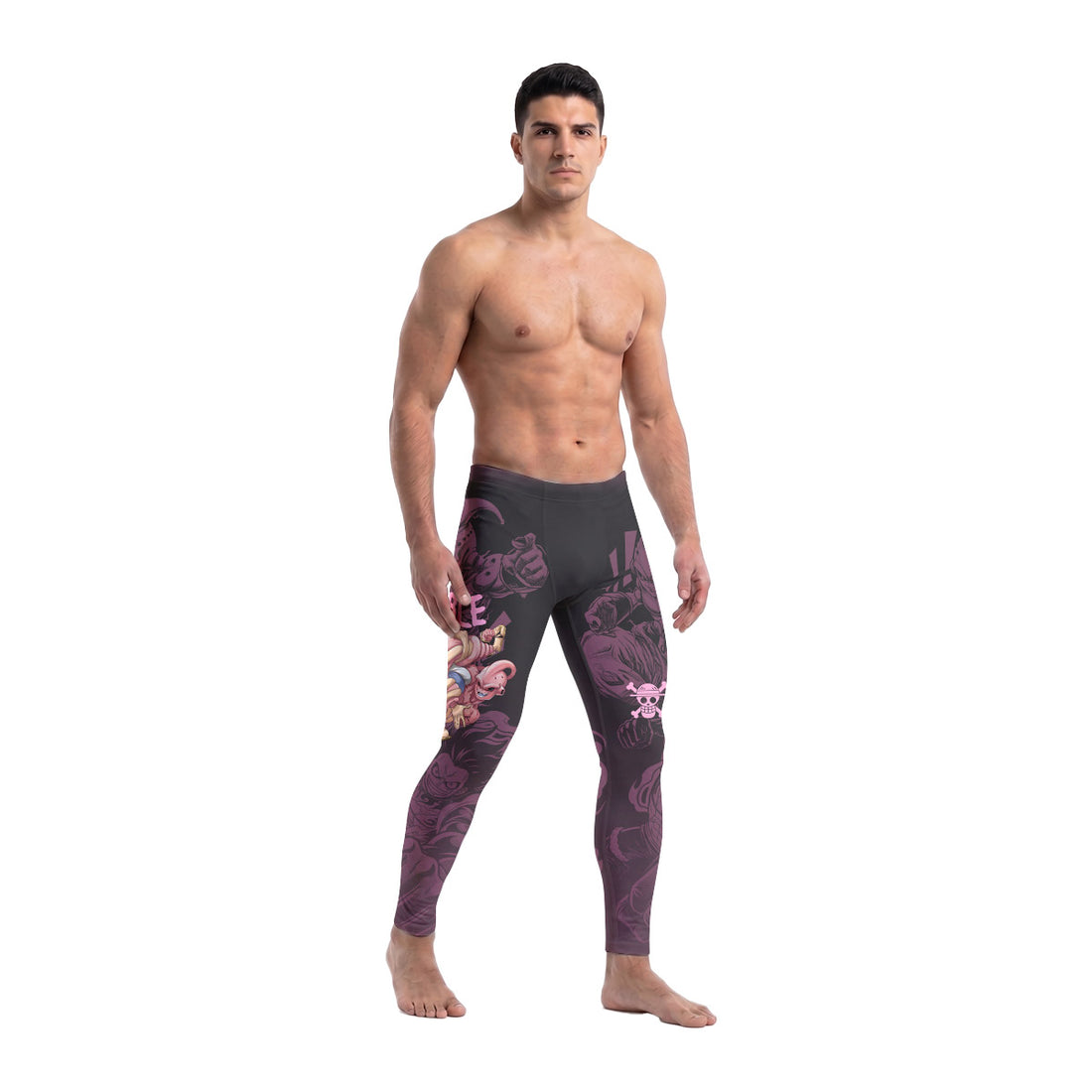  Luffy Versus Kid Buu Men's Compression Leggings