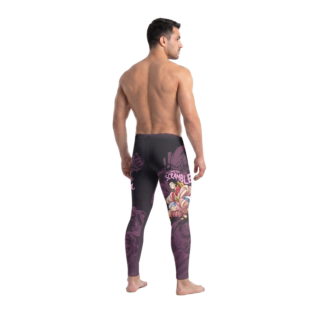  Luffy Versus Kid Buu Men's Compression Leggings