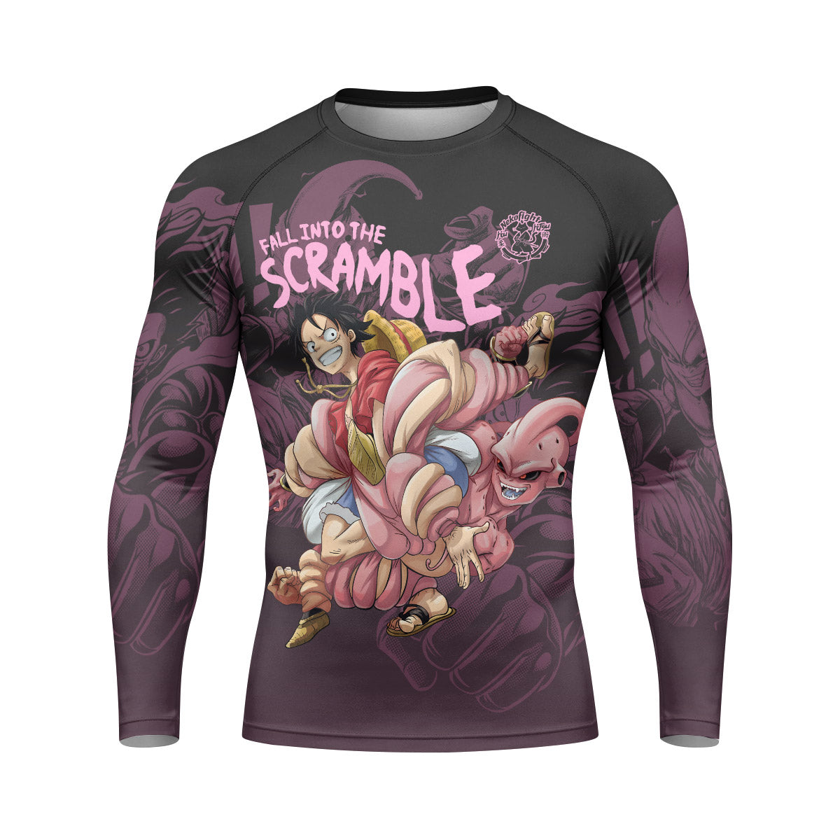 Luffy Versus Kid Buu Rash Guard