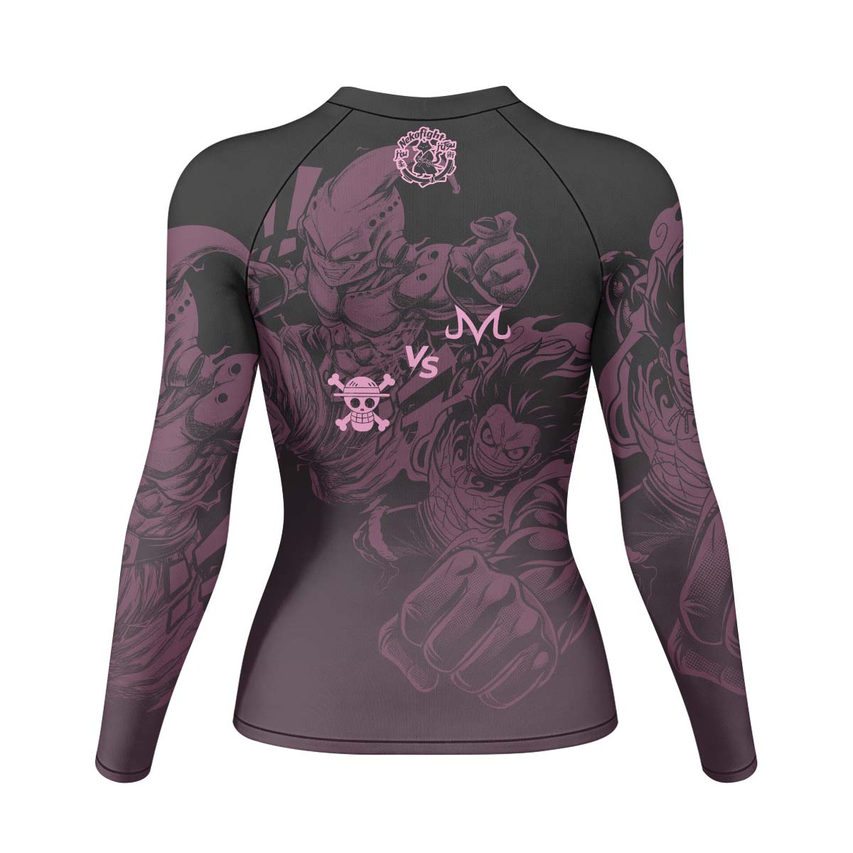  Luffy Versus Kid Buu Rash Guard