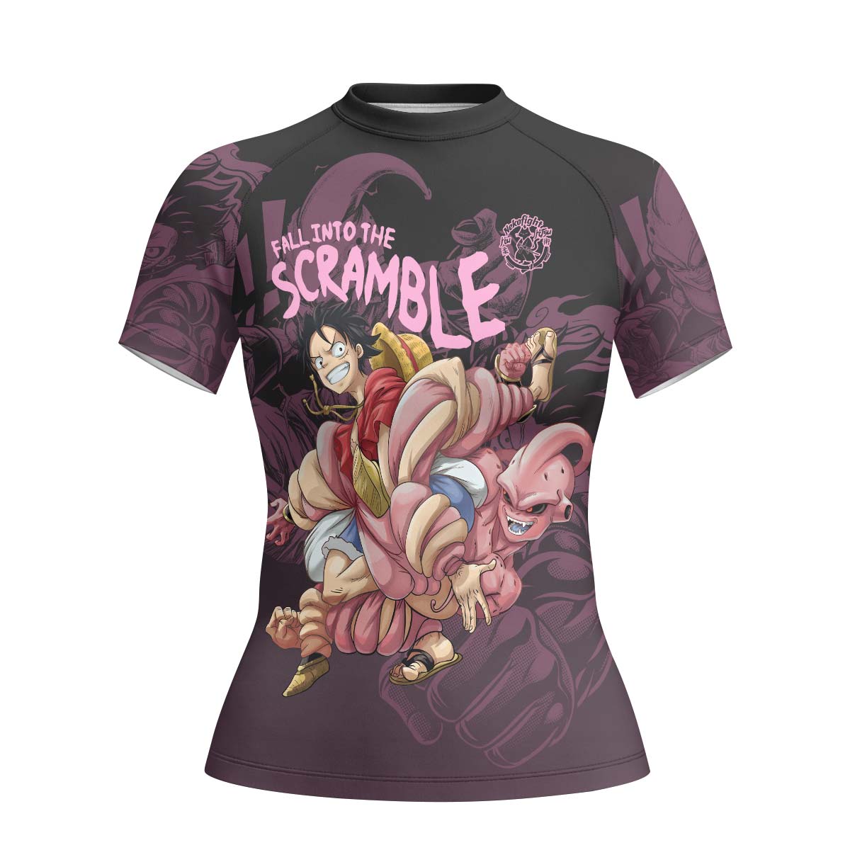  Luffy Versus Kid Buu Rash Guard