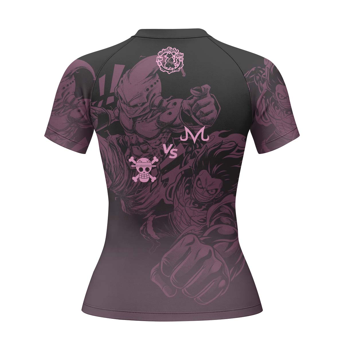  Luffy Versus Kid Buu Rash Guard