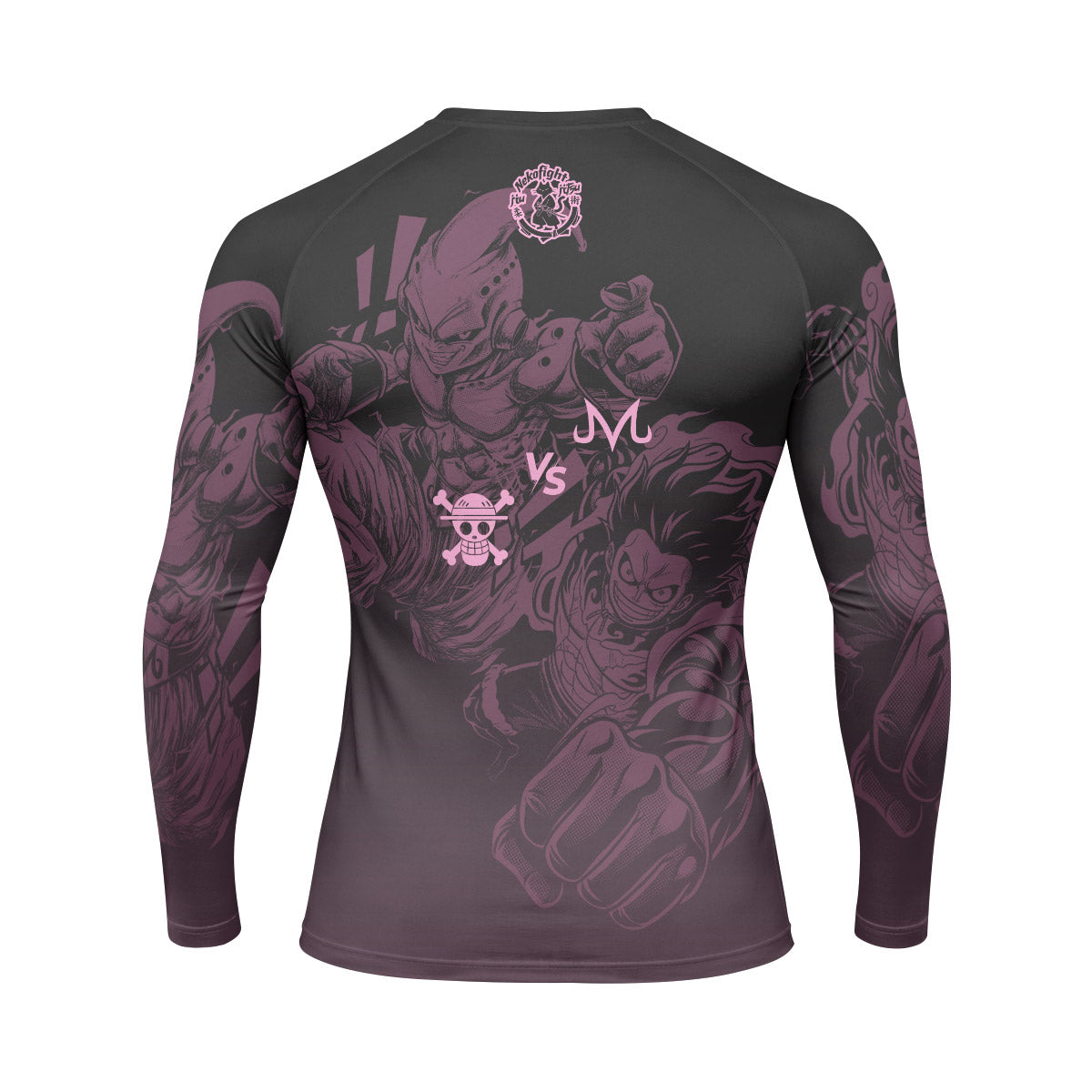 Luffy Versus Kid Buu Rash Guard