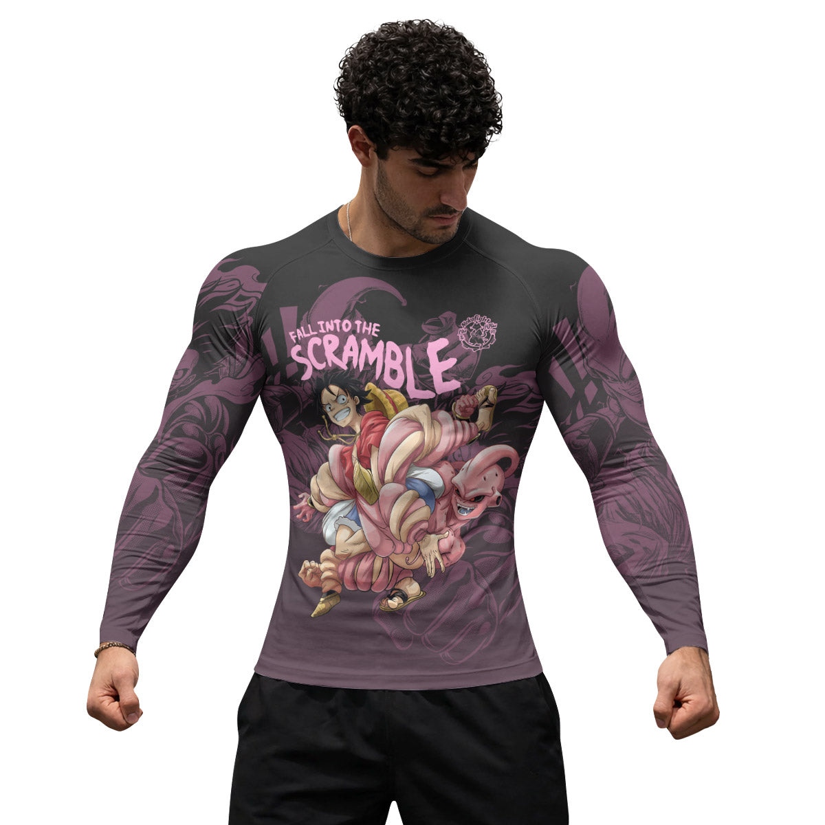 Luffy Versus Kid Buu Rash Guard