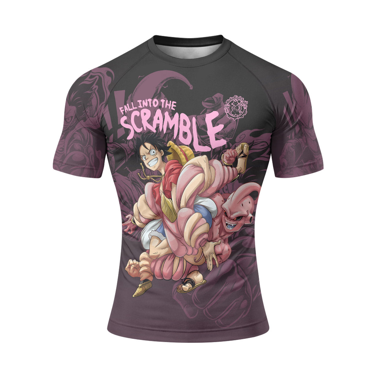 Luffy Versus Kid Buu Rash Guard