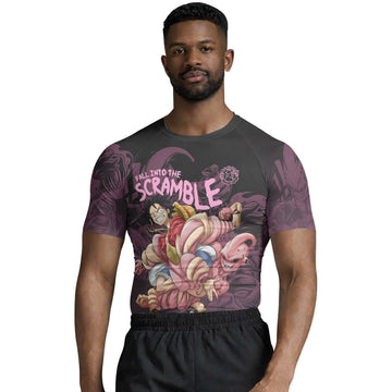 Luffy Versus Kid Buu Rash Guard
