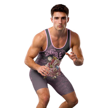  Luffy Versus Kid Buu Wrestling Singlet