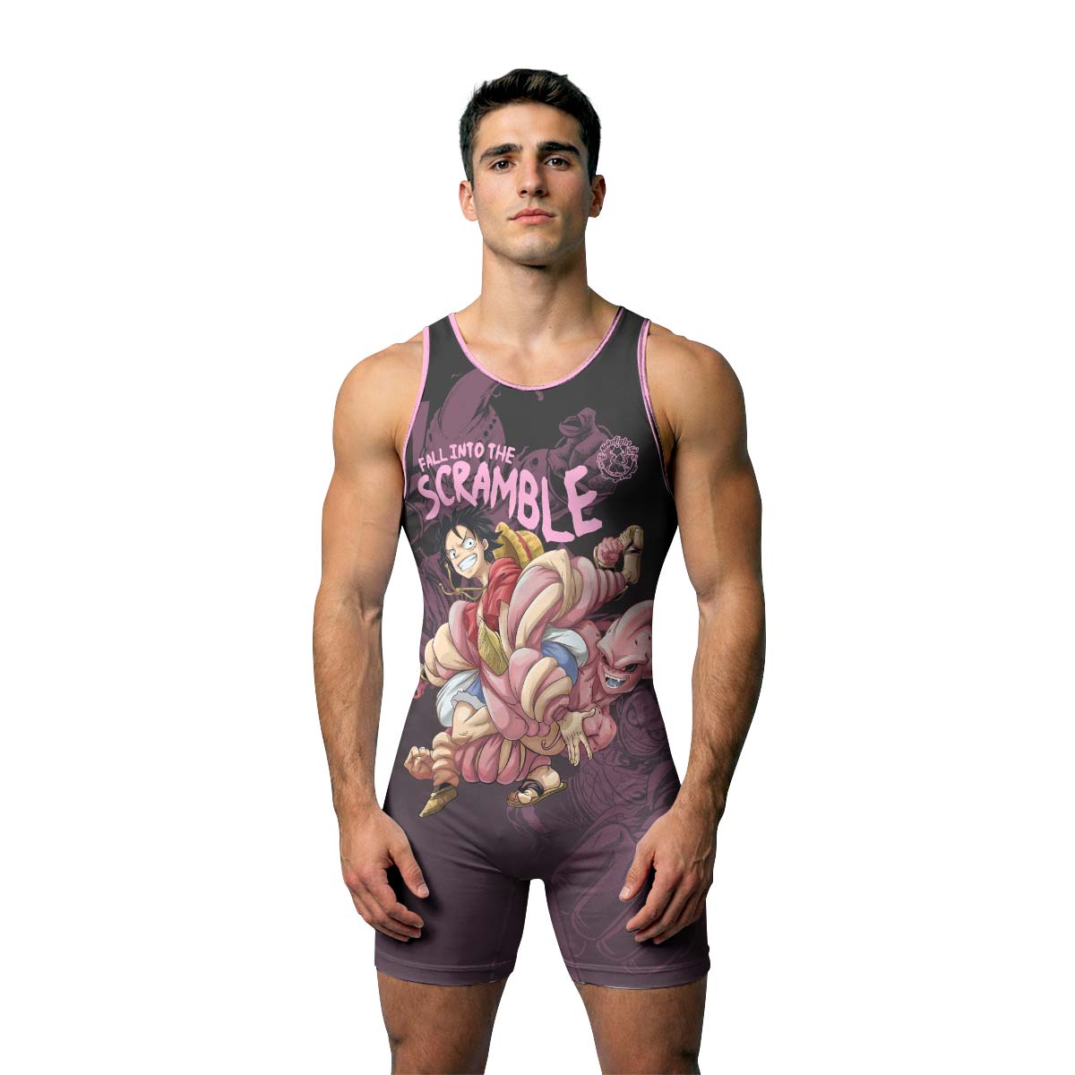 Luffy Versus Kid Buu Wrestling Singlet