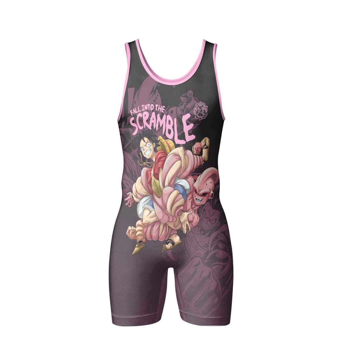  Luffy Versus Kid Buu Wrestling Singlet