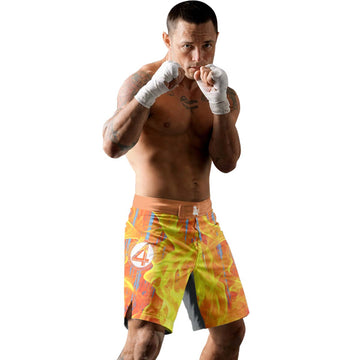  Marvel Fantastic 4 Human Torch Fight Shorts