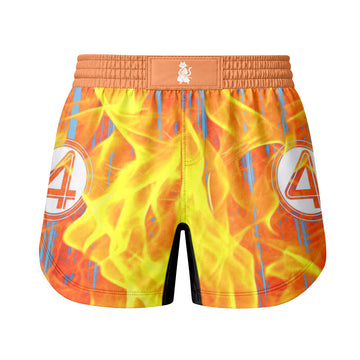  Marvel Fantastic 4 Human Torch Grappling Shorts