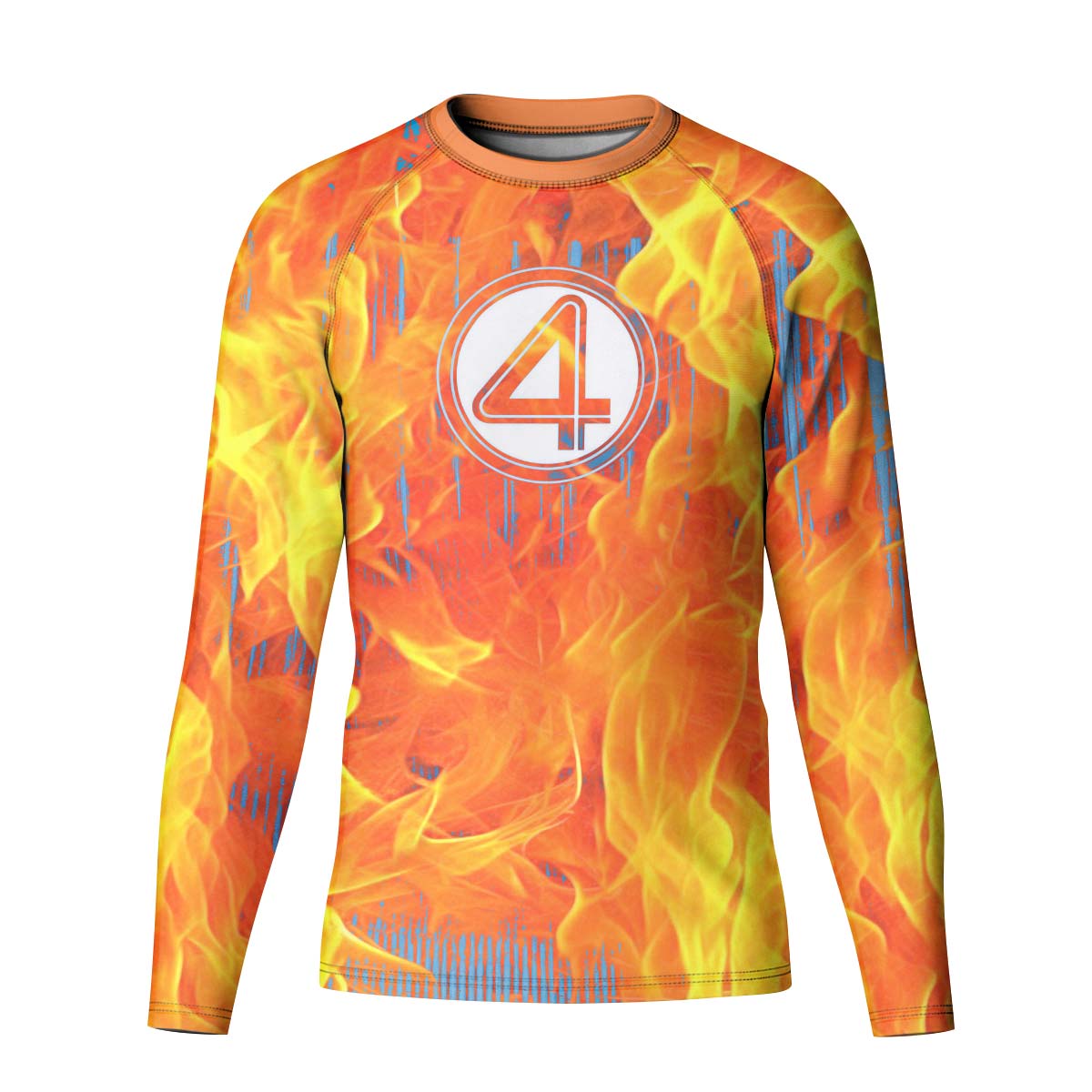 Marvel Fantastic 4 Human Torch Kid Rash Guard