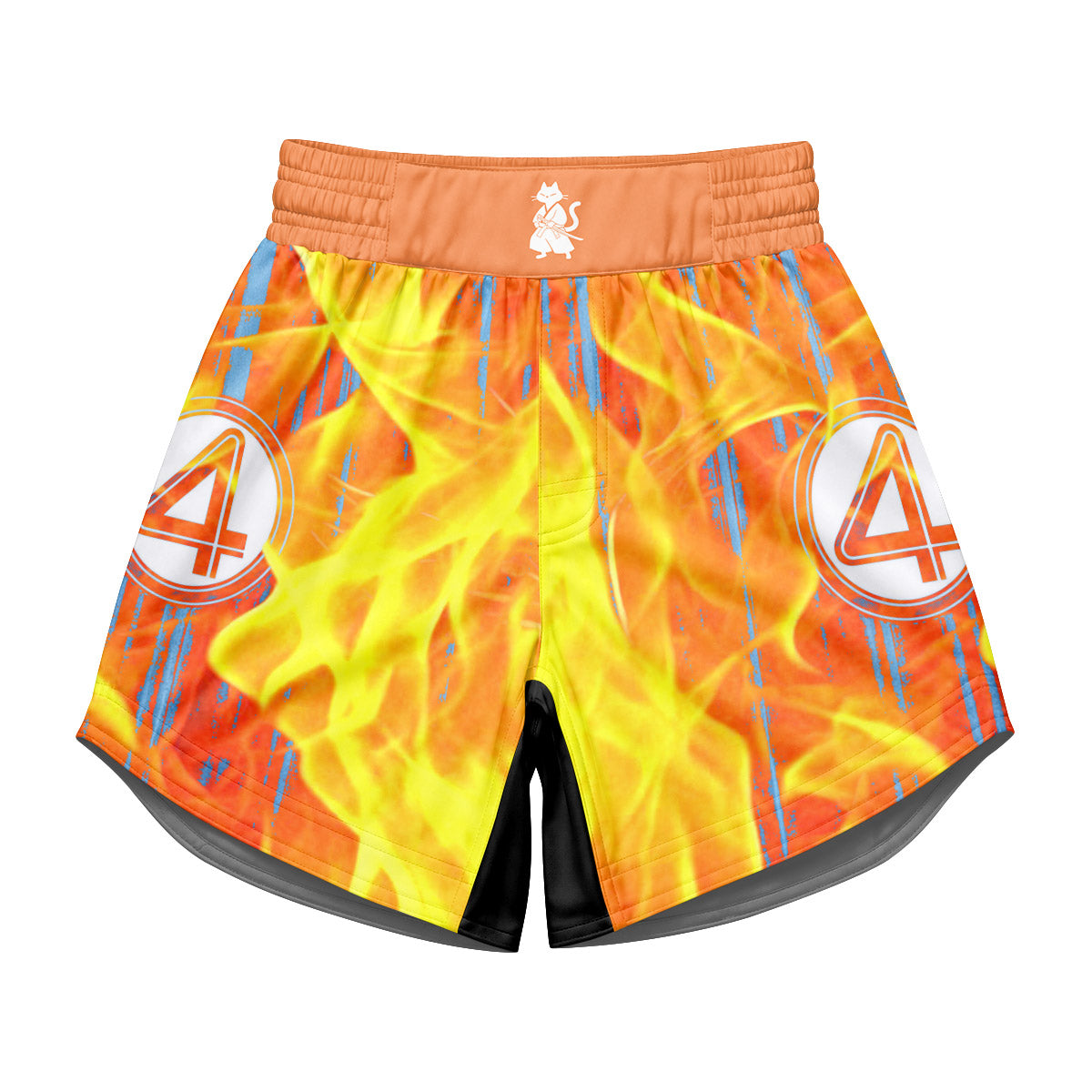 Marvel Fantastic 4 Human Torch Kids Grappling Shorts