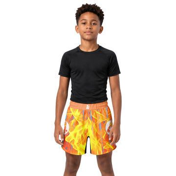 Marvel Fantastic 4 Human Torch Kids Grappling Shorts