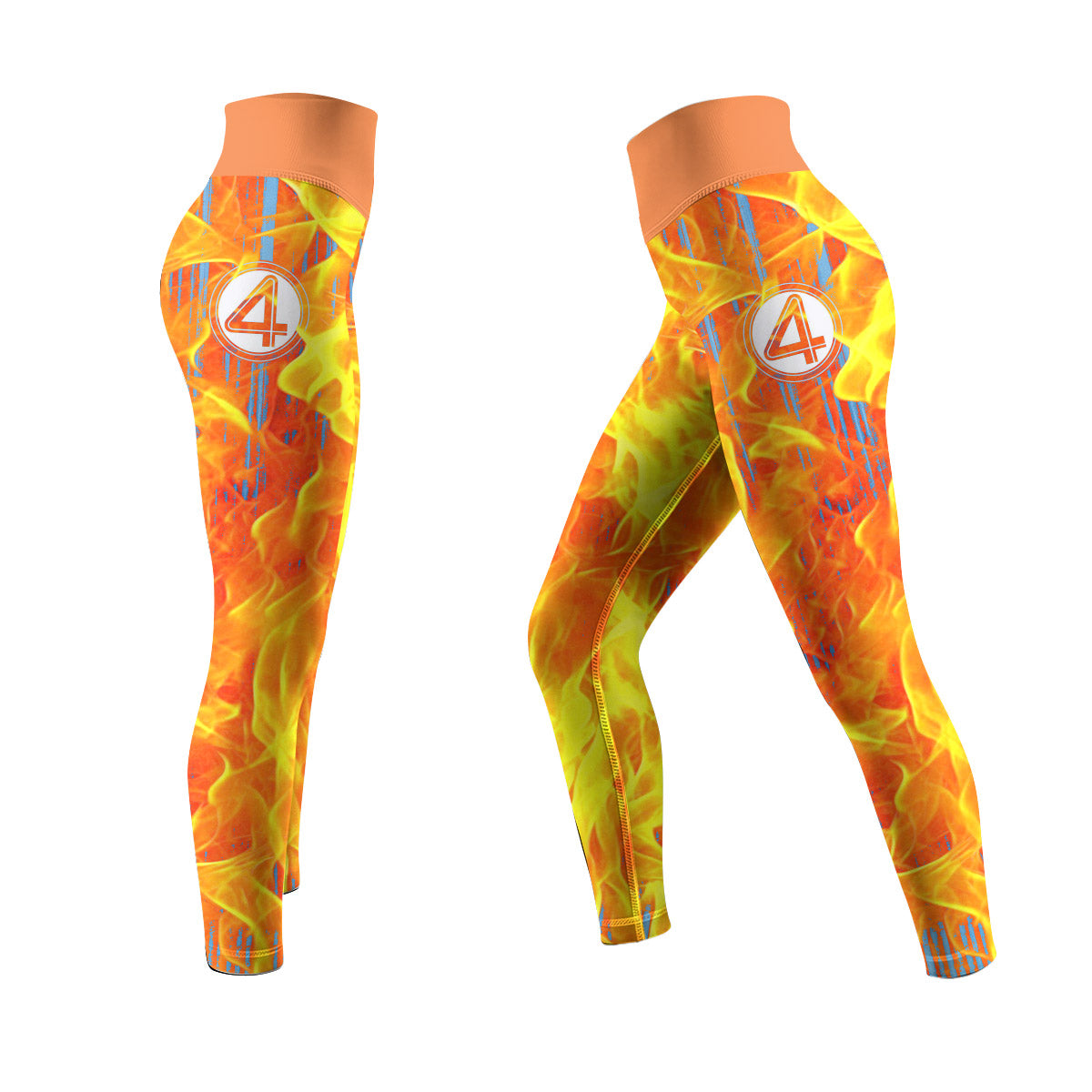  Marvel Fantastic 4 Human Torch Women's Leggings