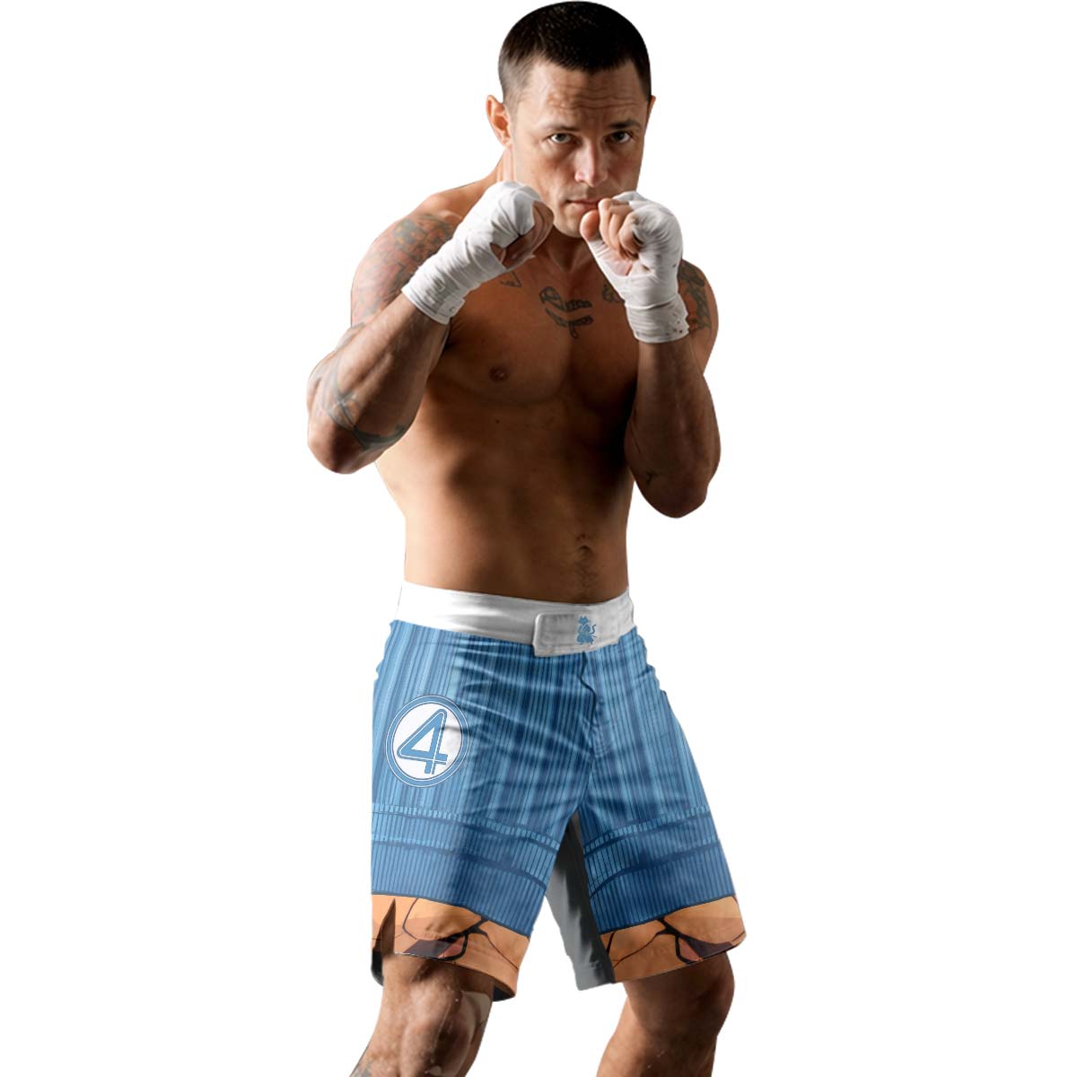  Marvel Fantastic 4 Thing Fight Shorts