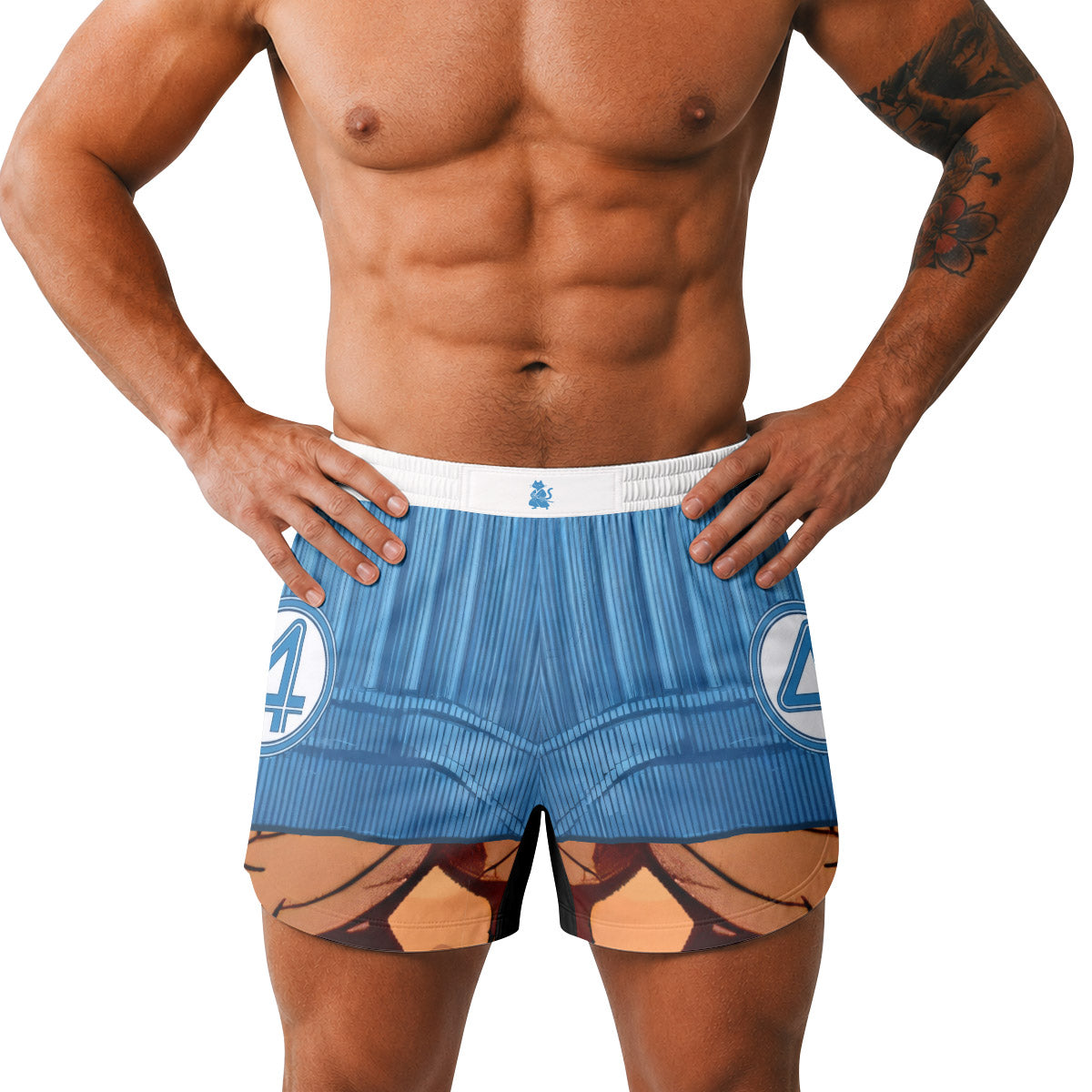  Marvel Fantastic 4 Thing Grappling Shorts