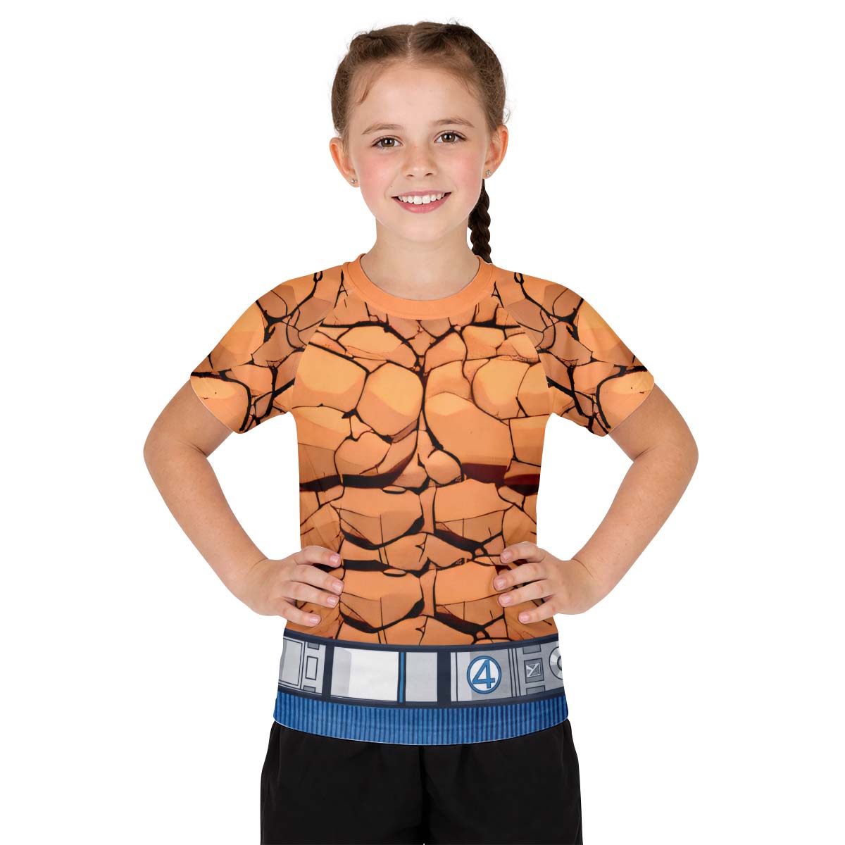  Marvel Fantastic 4 Thing Kid Rash Guard